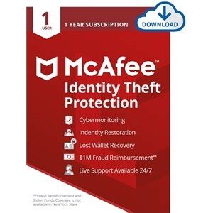 mcafee identity theft protection.